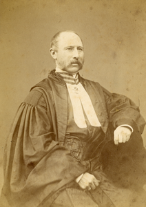 221683 Portret van mr. P. Brantsma, geboren 1814, raadsheer in het Provinciaal Gerechtshof van Utrecht (1867-1875), ...